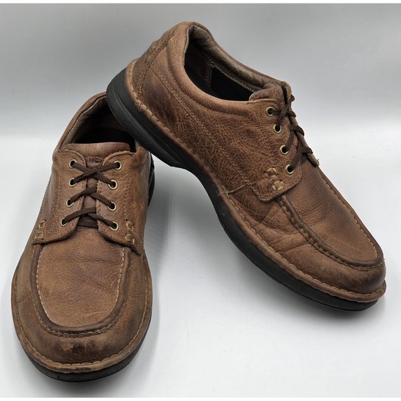 Aetrex CH902M Mens 11 Brown Leather Orthotic Dress Shoes Arch Support Comfort main image 11